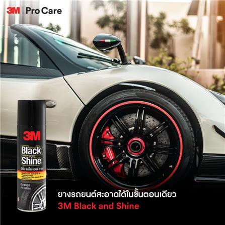 สเปรย์โฟมทำความสะอาดและเคลือบเงายางรถยนต์ 3M 440 มล._1