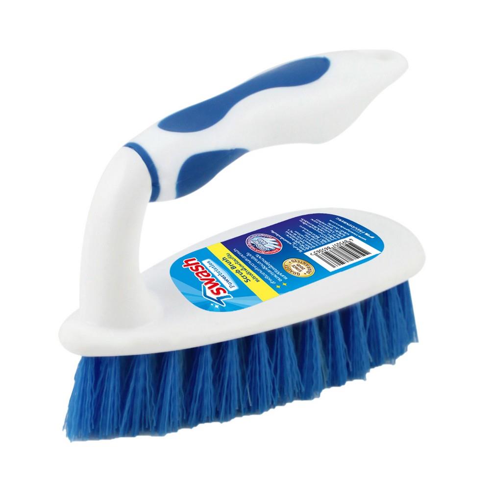 แปรงไนลอนขัดพื้น/ผนัง SWASH สีฟ้า