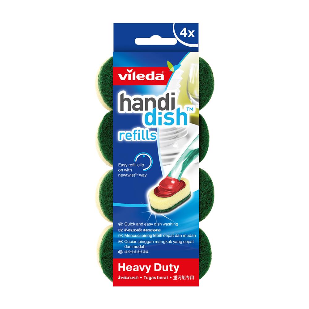 SPONGE REFILLS VILEDA HANDI DISH 3X7.5IN
