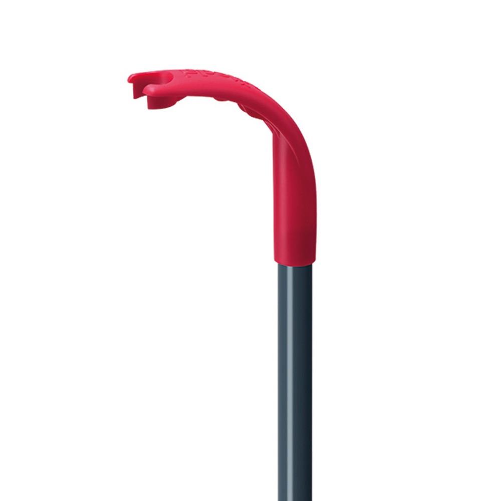 ที่โกยผงพลาสติก ด้ามยาว VILEDA 10 นิ้ว สีแดง