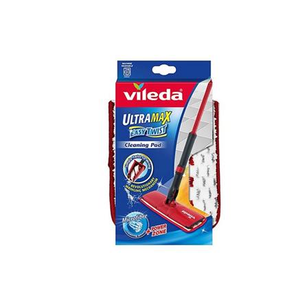 อะไหล่ม็อบไมโครไฟเบอร์ VILEDA ULTRAMAX EASY TWIST 12 นิ้ว สีขาว