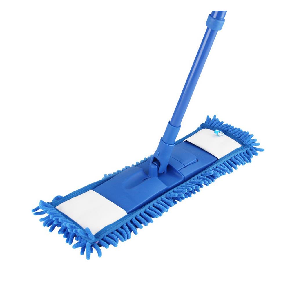 ไม้ม็อบไมโครไฟเบอร์ดันฝุ่น SWASH 16 นิ้ว สีฟ้า
