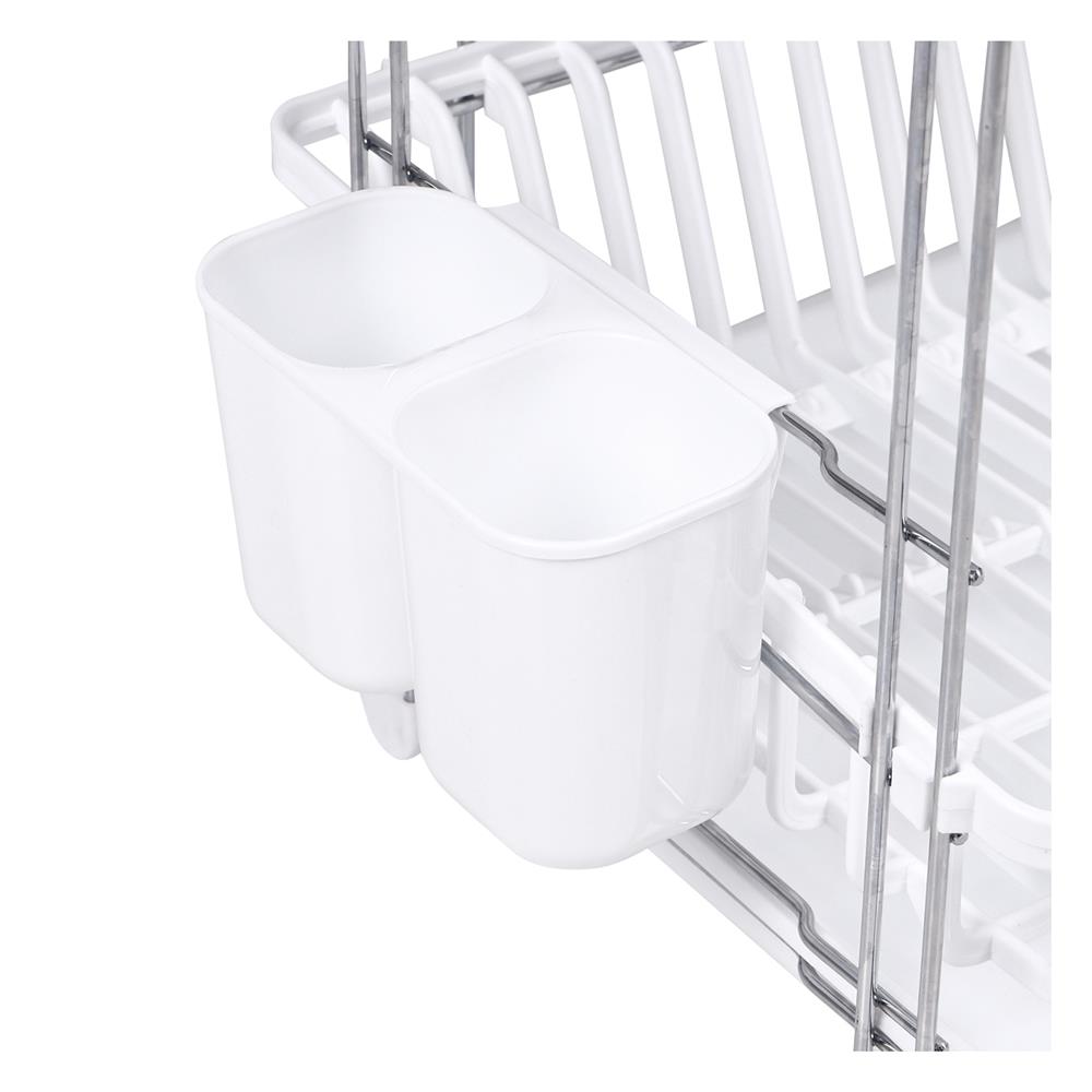 ชั้นคว่ำจานพลาสติก2ชั้นขาเหล็กR-4046-2