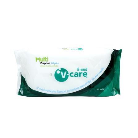 ผ้าเช็ดทำความสะอาด V CARE MUTI PURPOSE 50 ใบ_0