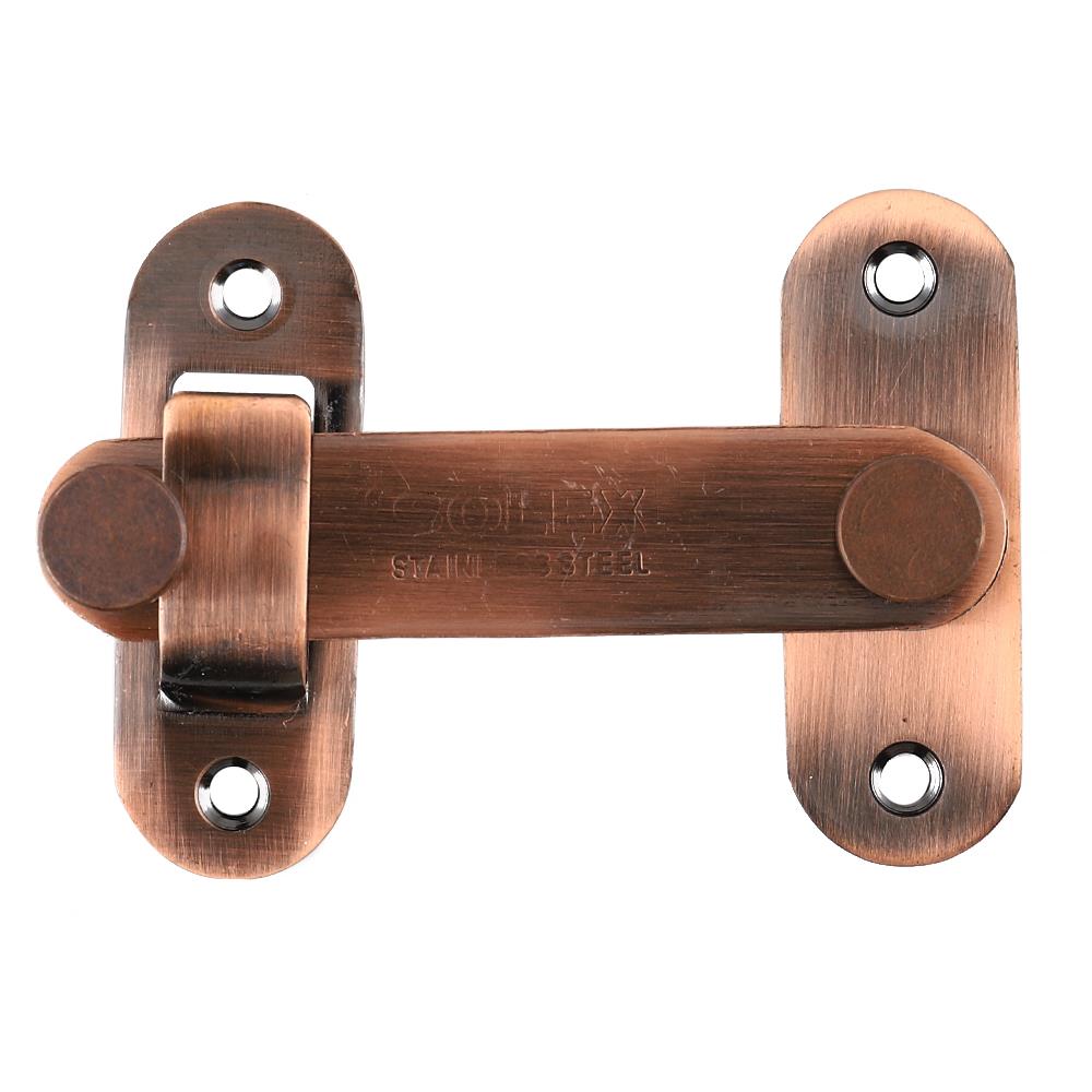 กลอนตัวล็อก SOLEX E3 3 นิ้ว สีทองแดงรมดำ