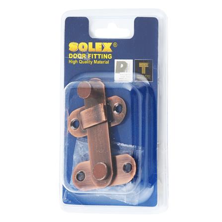 กลอนตัวล็อก SOLEX E3 3 นิ้ว สีทองแดงรมดำ_3