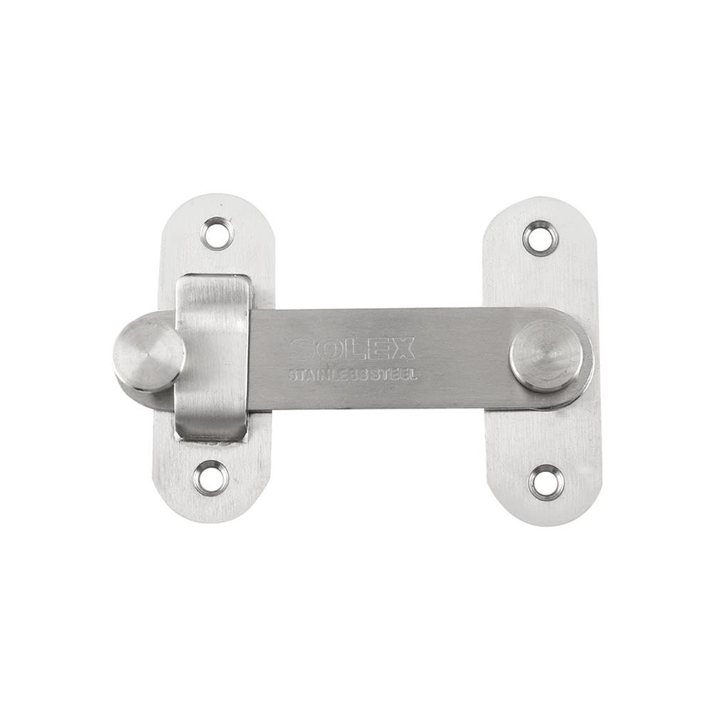 กลอนตัวล็อก SOLEX E4 4 นิ้ว สีสเตนเลส