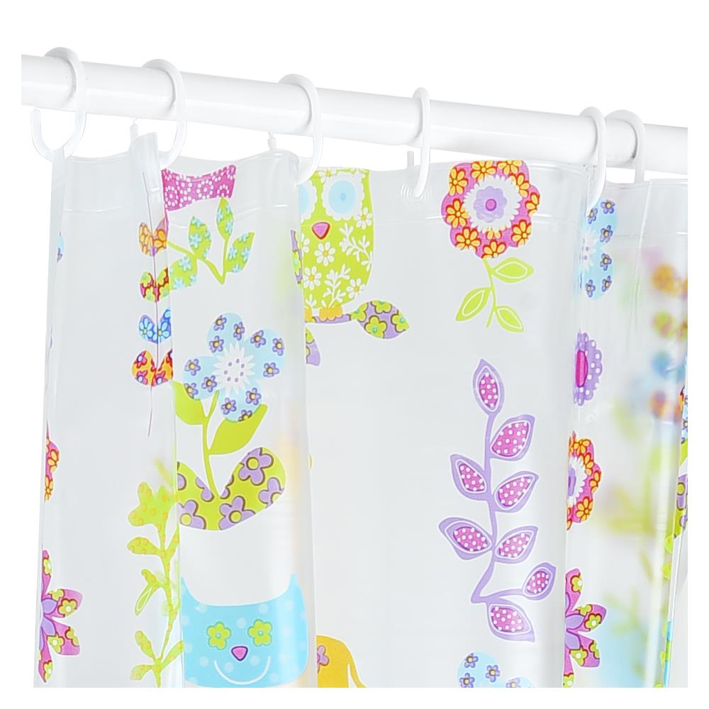 ม่านห้องน้ำ PVC MOYA PV1019A 180x180 ซม.