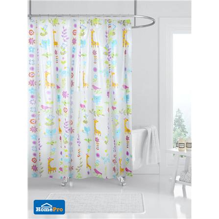 ม่านห้องน้ำ PVC MOYA PV1019A 180x180 ซม._3