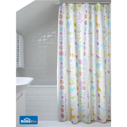 ม่านห้องน้ำ PVC MOYA PV1019A 180x180 ซม._4