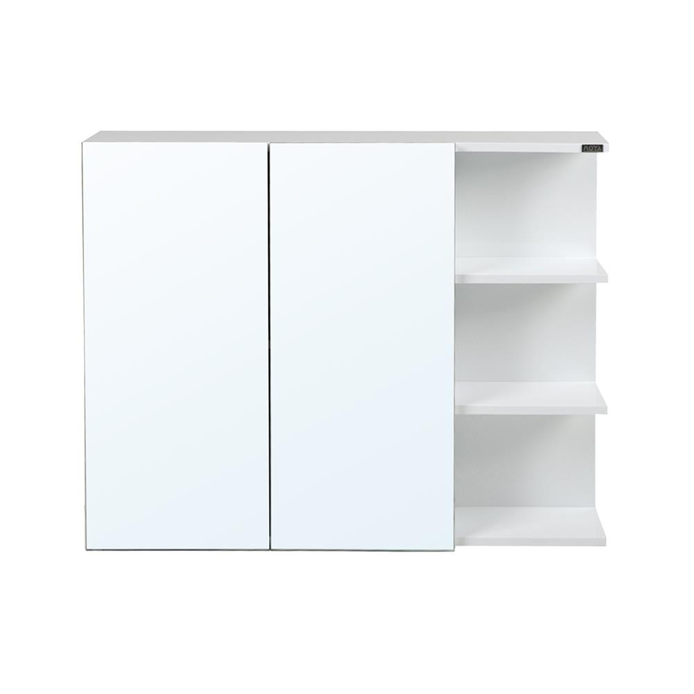 ตู้กระจก PVC MOYA VM-C1402 สีขาว