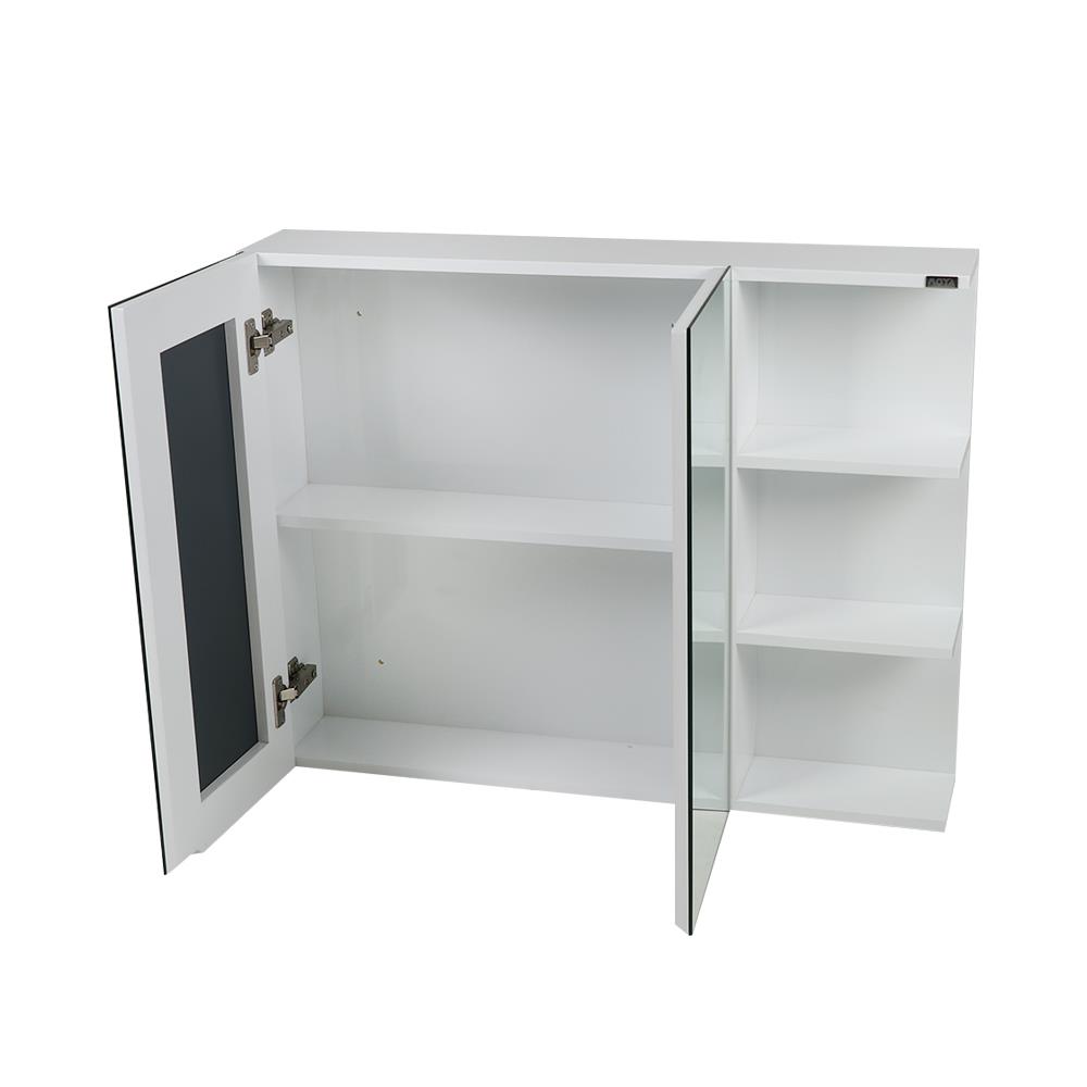 ตู้กระจก PVC MOYA VM-C1402 สีขาว