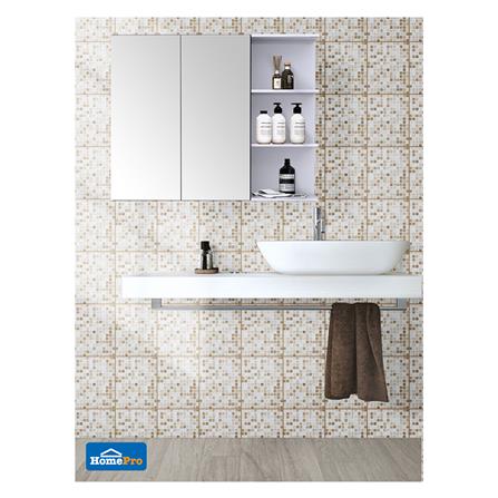 ตู้กระจก PVC MOYA VM-C1402 สีขาว_3