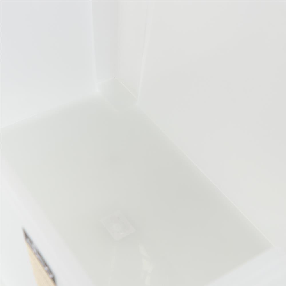 กล่องเก็บของ ฝาล็อค DKW A3 38x57.5x33 ซม. สีขาว