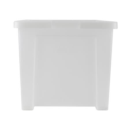 กล่องเก็บของ ฝาล็อค DKW A3 38x57.5x33 ซม. สีขาว_2