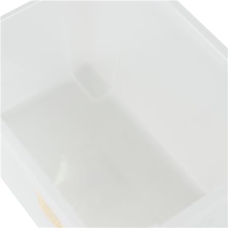 กล่องเก็บของ ฝาล็อค DKW A5 19.2x28.6x17.2 ซม. สีขาว_3