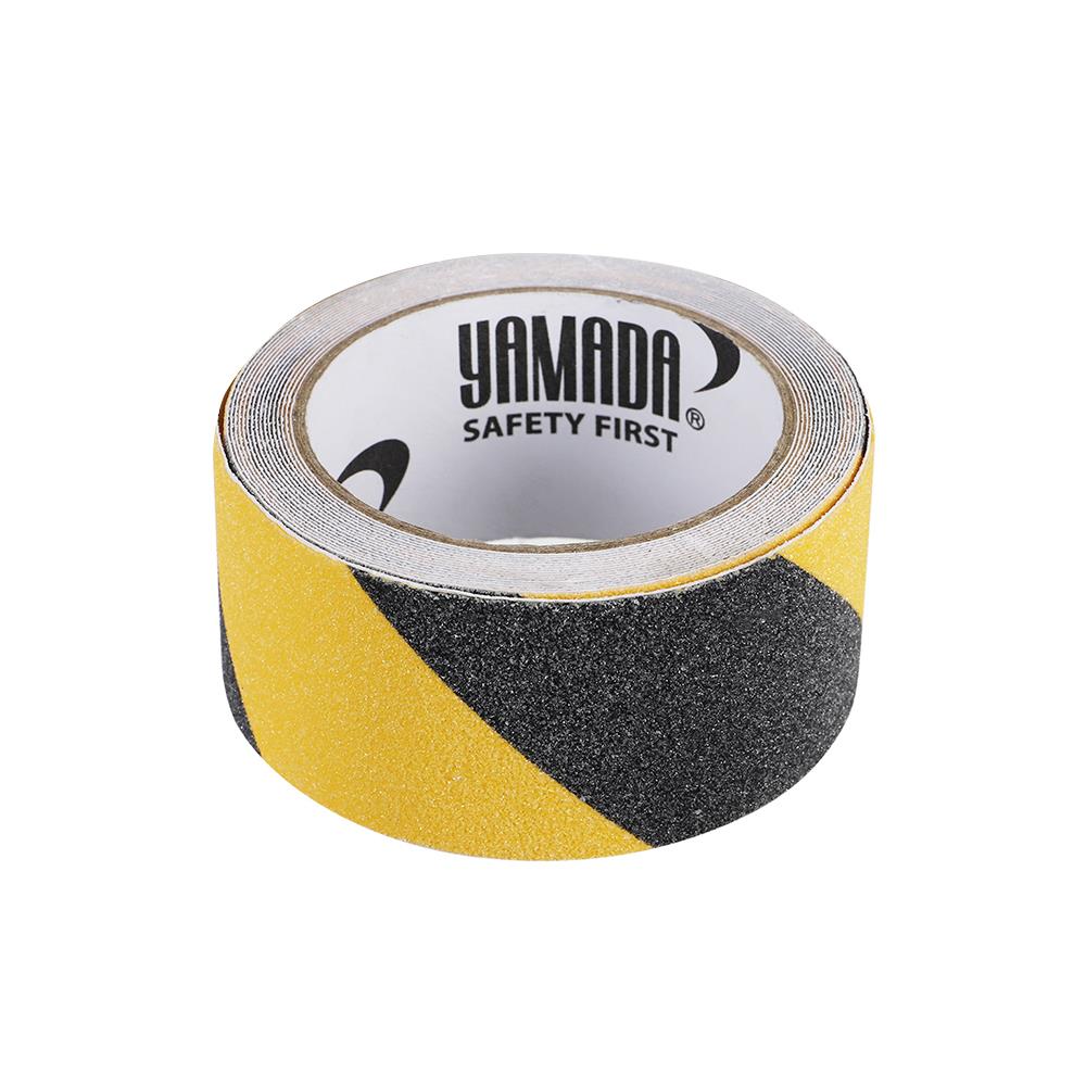 เทปกาวแจ้งเตือนกันลื่น YAMADA 5 เมตร สีเหลือง/สีดำ