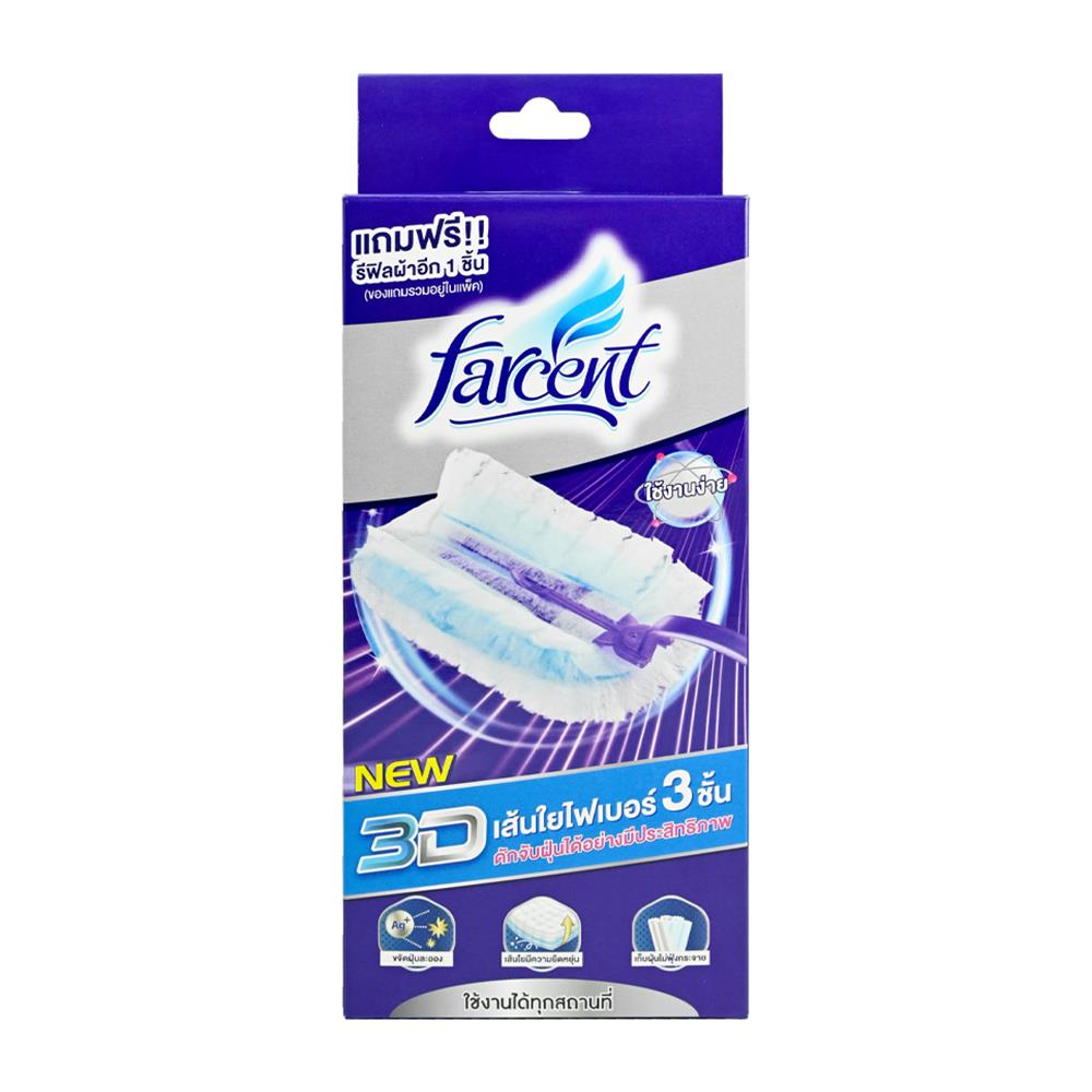 ไม้ปัดฝุ่นไมโครไฟเบอร์ไฟฟ้าสถิต FARCENT WW-7651 5 นิ้ว สีขาว