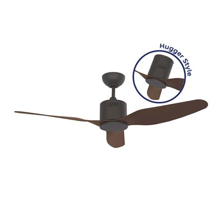 พัดลมไม่มีโคมไฟ WINFAVOUR TC12 WF46 ORB 46 นิ้ว สีดำ/ลายไม้