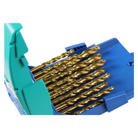 ดอกเจาะเหล็ก HELLER HSS-TIN 19 ชิ้น/ชุด_2