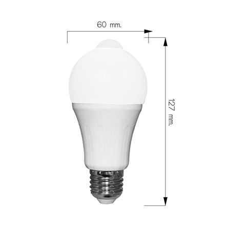 หลอด LED NAGAS MOTION SENSOR A27 12 วัตต์ WARMWHITE  E27_3