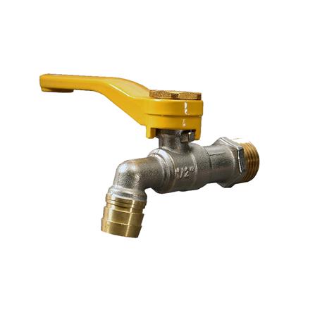 ก๊อกบอล PP 1/2 นิ้ว สีเหลือง