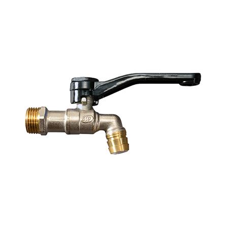 ก๊อกบอล PP 1/2 นิ้ว สีดำ_1