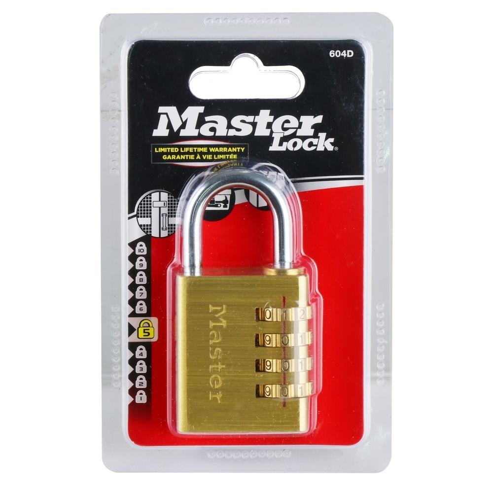 กุญแจรหัสคล้อง MASTER LOCK 604EURD 40 มม.