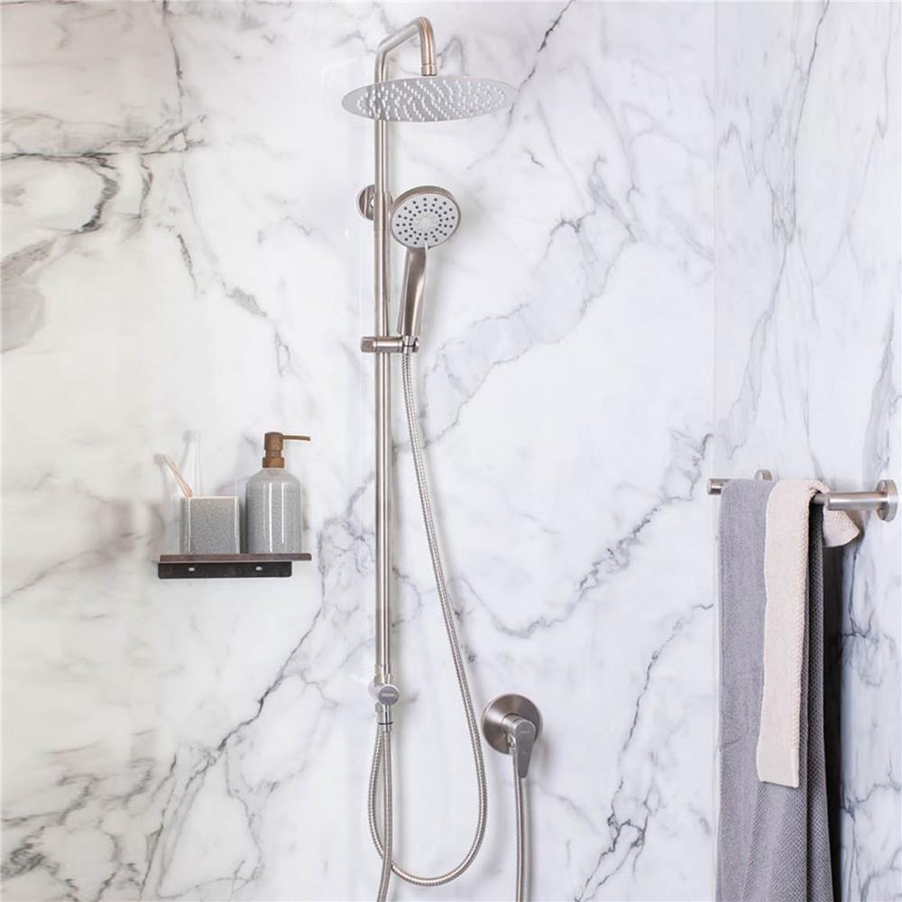 ชุดฝักบัว RAIN SHOWER RASLAND RA STAINLESS3663 สีโครม