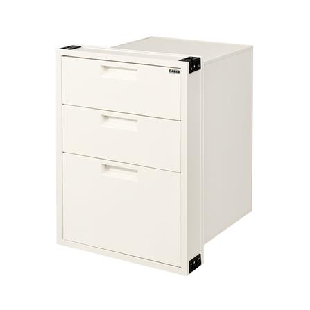 ตู้ลิ้นชัก PP 3 ชั้น+ถาดใส่ช้อน 46x66 ซม._1