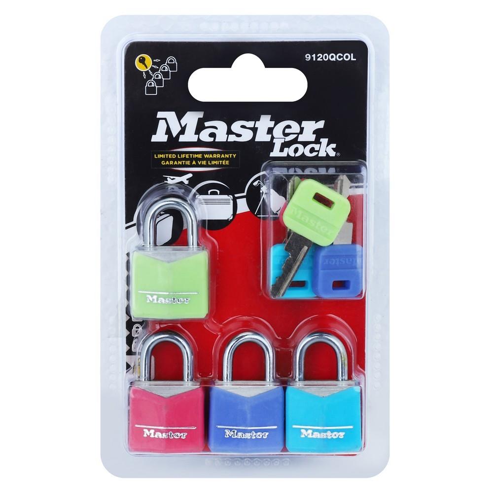 กุญแจคีย์อะไลก์ MASTER LOCK 9120EURQCOLNOP 20 มม. 4 ตัว/ชุด