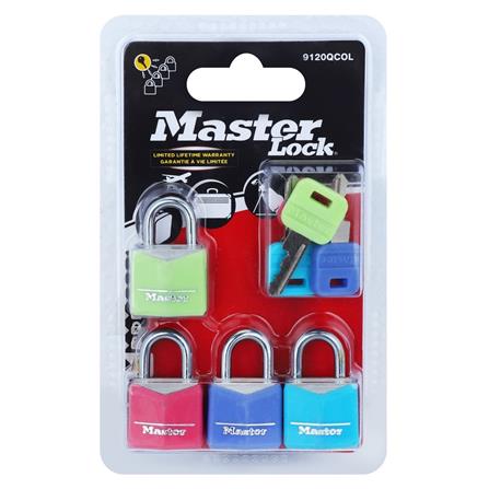 กุญแจคีย์อะไลก์ MASTER LOCK 9120EURQCOLNOP 20 มม. 4 ตัว/ชุด_3