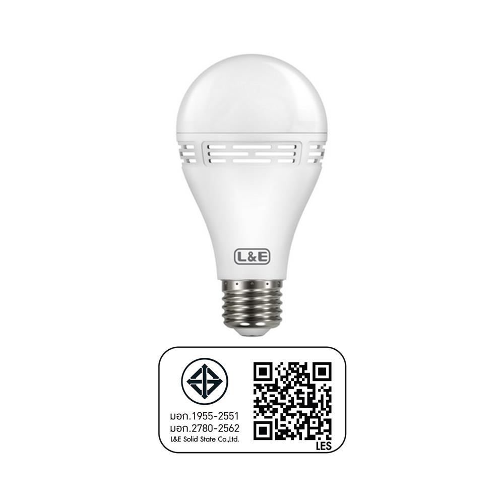 หลอด LED L&E BLUETOOTH SOUND 9 วัตต์ E27 DAYLIGHT