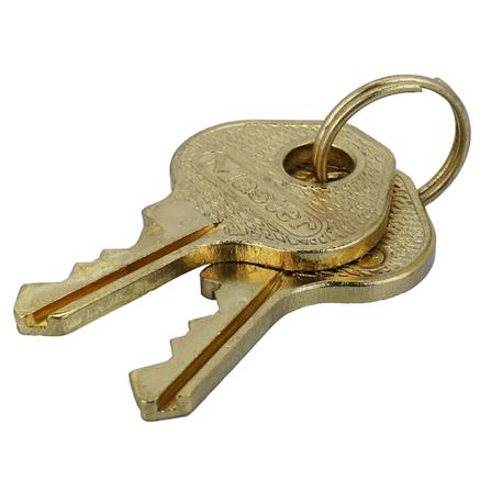 กุญแจคีย์อะไลก์ MASTER LOCK 120EURQ 20 มม. สีทองเหลือง 4 ตัว/ชุด_2