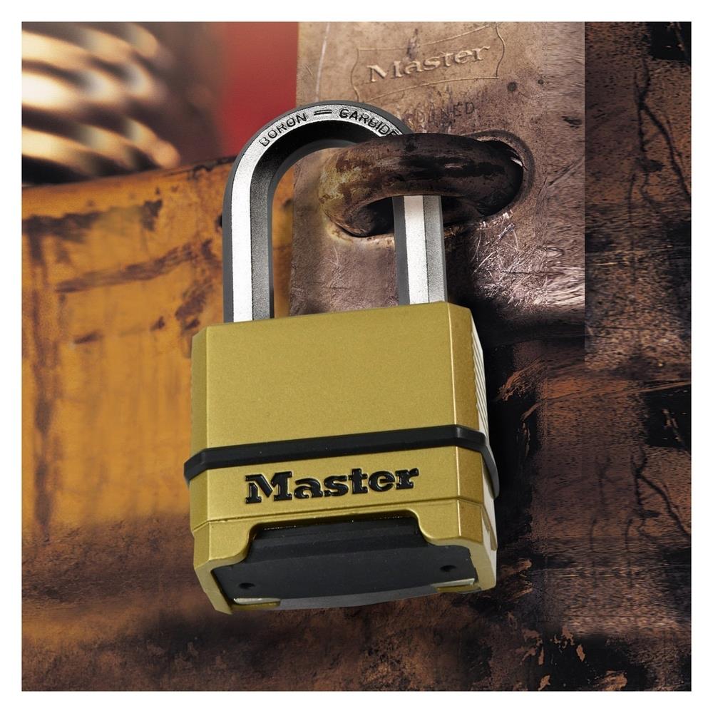 กุญแจรหัส MASTER LOCK M175EURDLH 51 มม. สีทองเหลือง