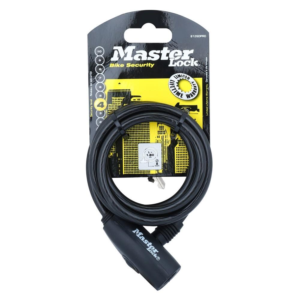 กุญแจจักรยาน MASTER LOCK 8126EURD 8 มม. x 1.8 ม.