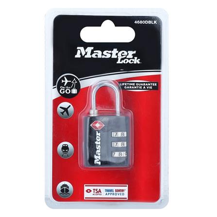 กุญแจรหัส MASTER LOCK 4680EURDBLK 30 มม. สีดำ_2