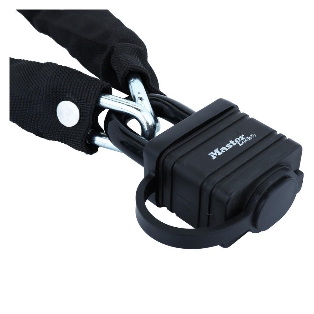 กุญแจโซ่คล้อง MASTER LOCK 8390EURDPRO 7 มม. x 0.9 ม. สีดำ