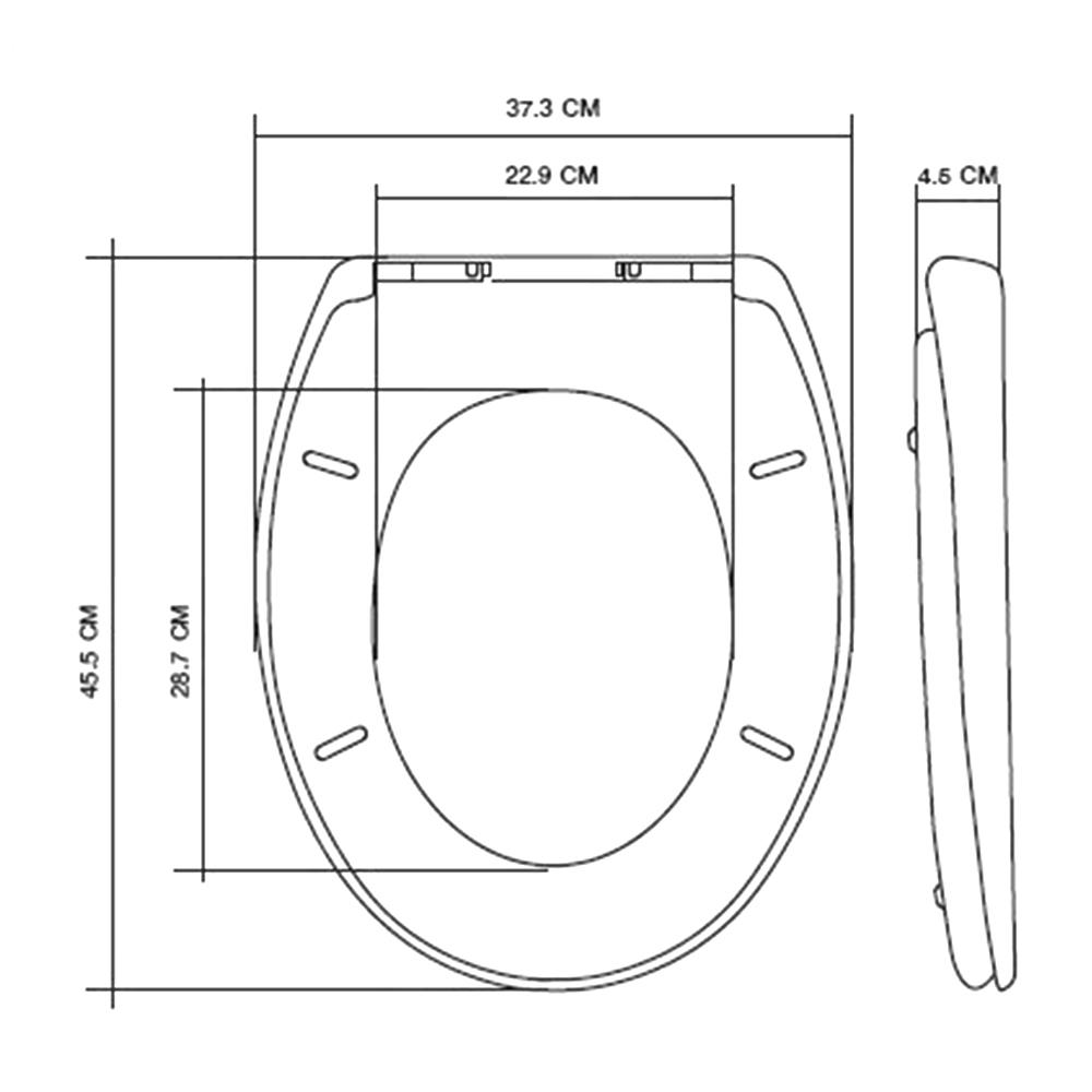 ฝารองนั่ง SLOW CLOSE MOYA UREA CU1005