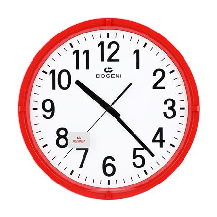นาฬิกาแขวน DOGENI WNP003RE 13 นิ้ว สีแดง_0