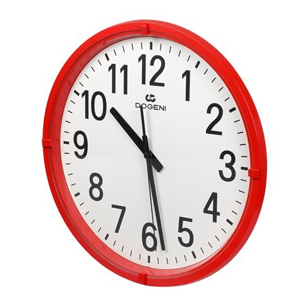 นาฬิกาแขวน DOGENI WNP003RE 13 นิ้ว สีแดง_1