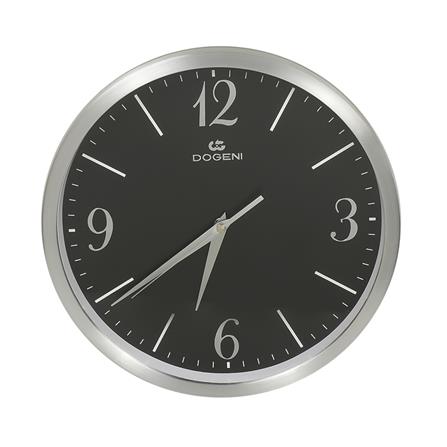 นาฬิกาแขวนอะลูมิเนียม DOGENI WNM004SL 12 นิ้ว สีเงิน