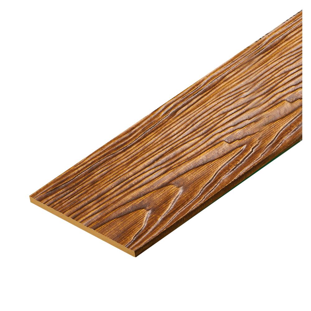 ไม้ฝา SHERA ชายน์ไลท์ 15X300X0.8 ซม. สีสักน้ำตาล