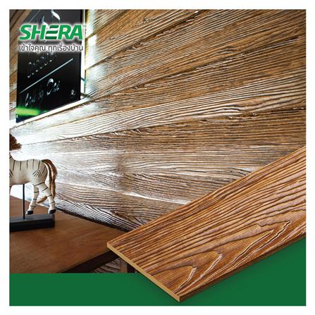 ไม้ฝา SHERA ชายน์ไลท์ 15X300X0.8 ซม. สีสักน้ำตาล_1