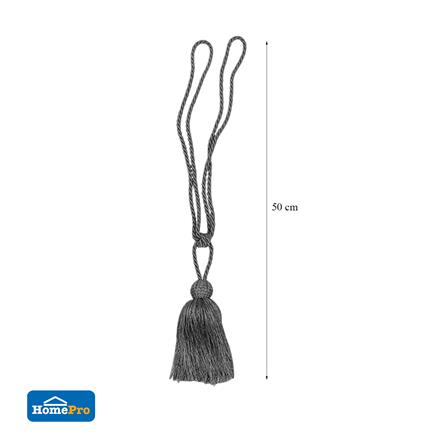 สายรวบม่าน HOME LIVING STYLE FUNNEL DOUBLE สีเทา_3