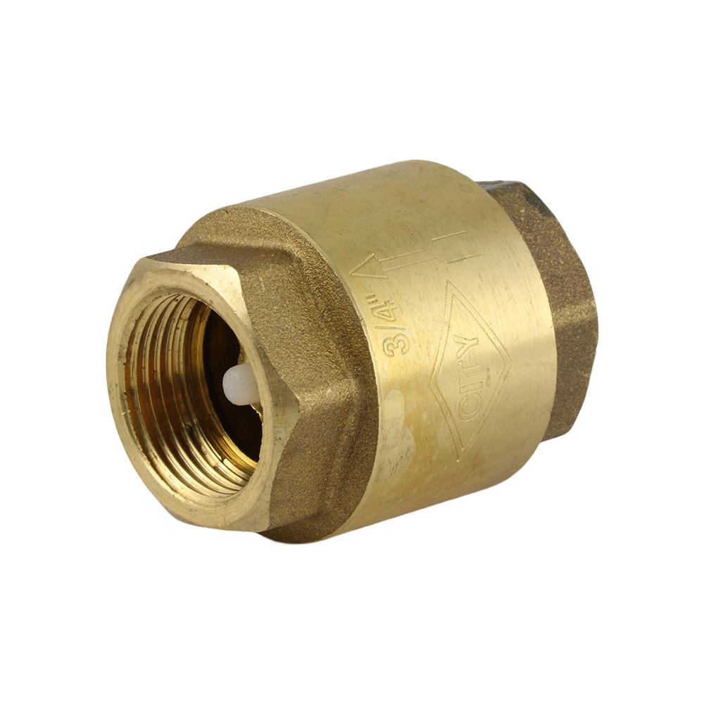 เช็ควาล์วสปริงทองเหลือง CITY 3/4 นิ้ว