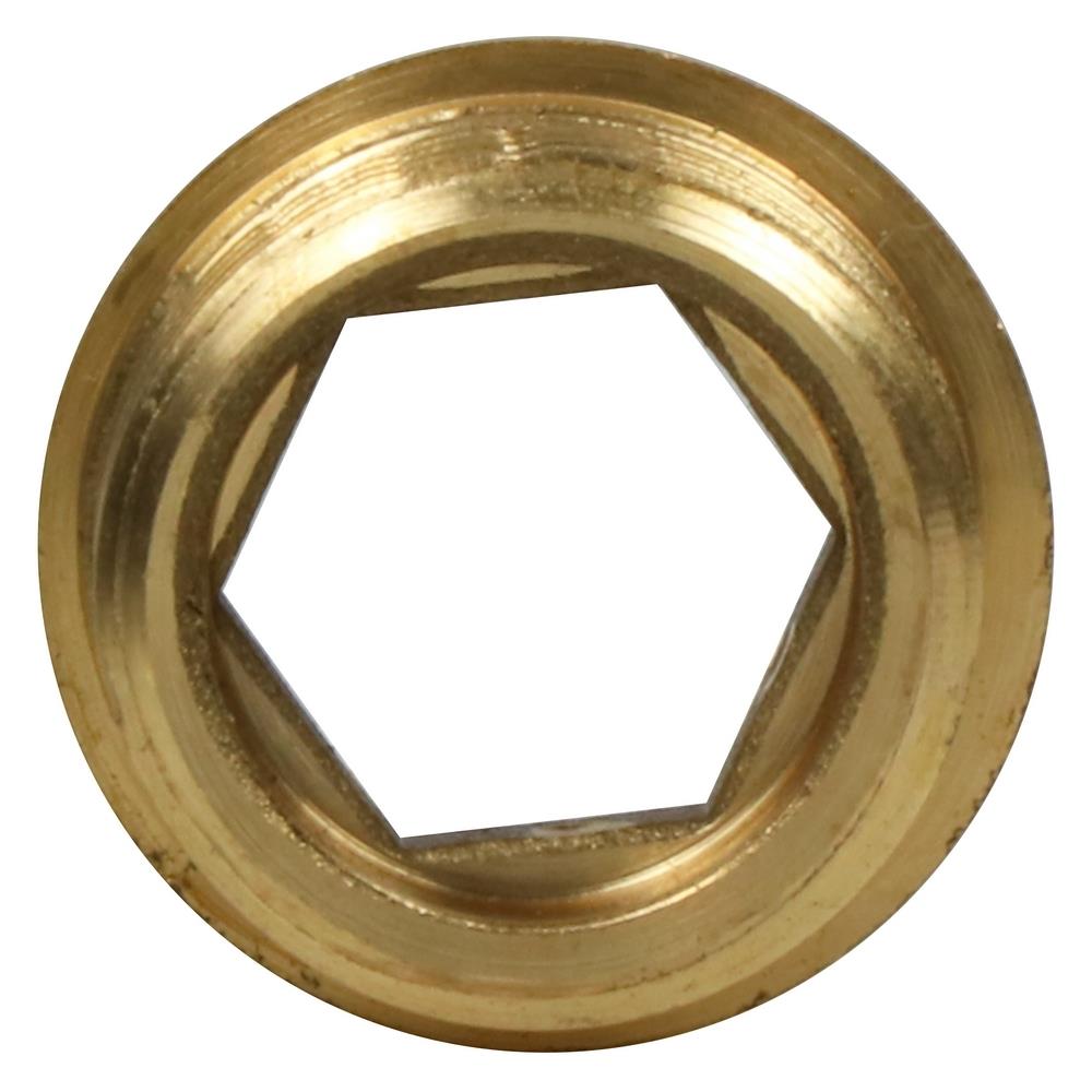 ข้อต่อหกเหลี่ยมในทองเหลือง CITY 1/2 นิ้วX15 มม.