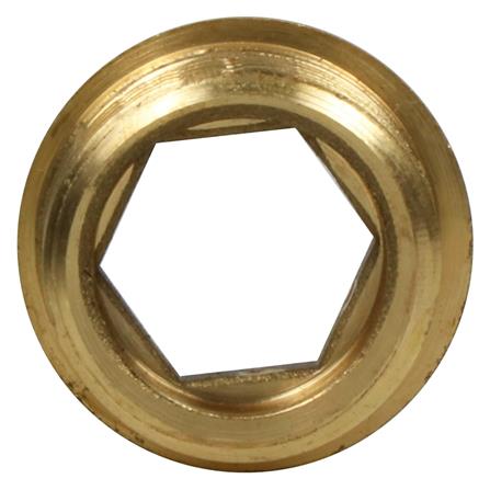 ข้อต่อหกเหลี่ยมในทองเหลือง CITY 1/2 นิ้วX15 มม._2