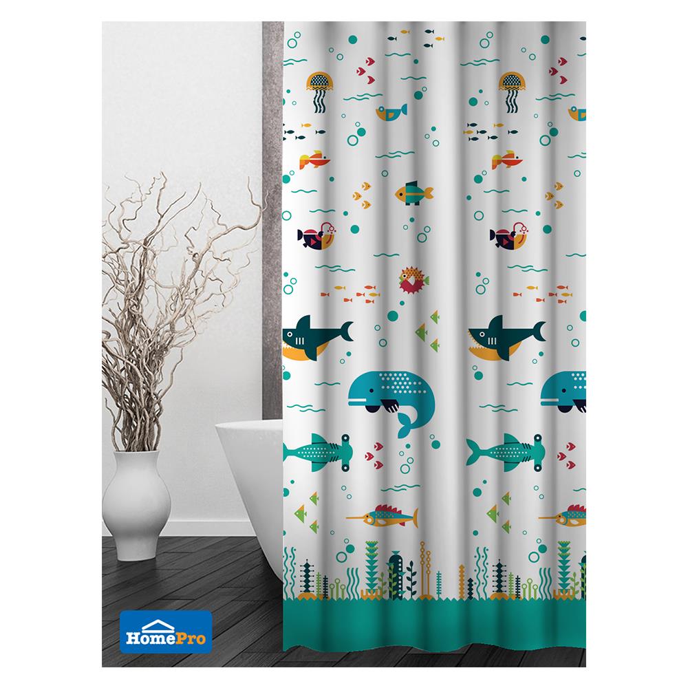 ม่านห้องน้ำ POLYESTER  MOYA ACS18001 180x180ซม.