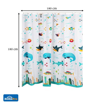 ม่านห้องน้ำ POLYESTER  MOYA ACS18001 180x180ซม._5